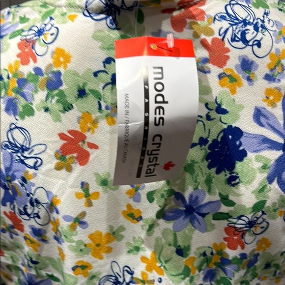 Yellow and Green Fitted 3/4 Sleeve Blouse - Picture 7 of 12